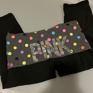 BLING PINK Yoga Pants/ Leggings- Small